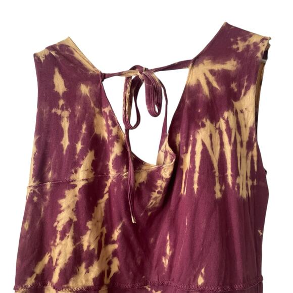 Jayli Dress Short Tie Dye Whimsical Fitted Purple Size Small - Picture 6 of 6